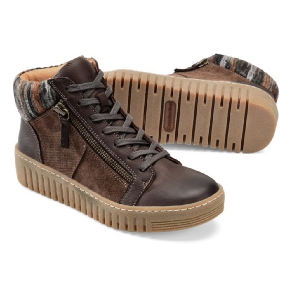 New Comfortiva Halia Brown Sneaker Boot, Side Zip, 9.5 from Nordstrom